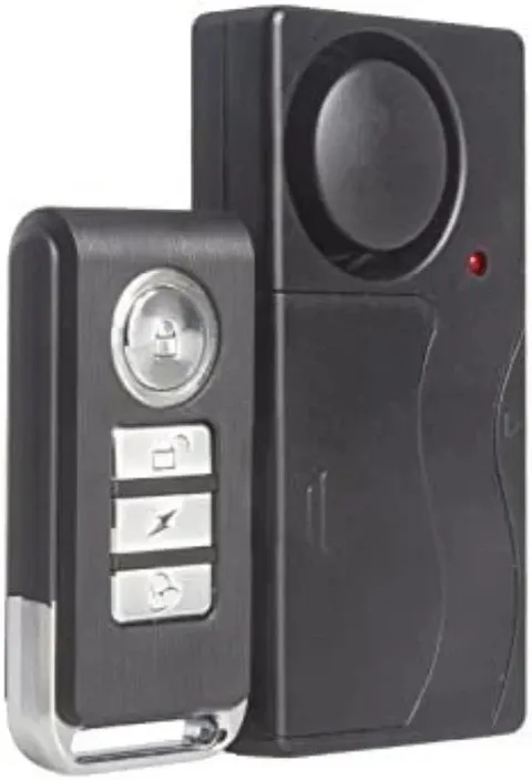 Wireless Anti-Theft Vibration Alarm, 110Db Loud Sensitivity Adjustable Motion Se