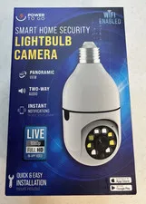 1080P HD Video Light Bulb Camera Wi-Fi Night Vision Smart Home Wireless Security