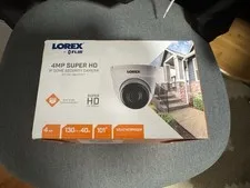 Lorex  LKE343-C 4MP Super HD PoE Security IP Dome Camera And Color Night Vision