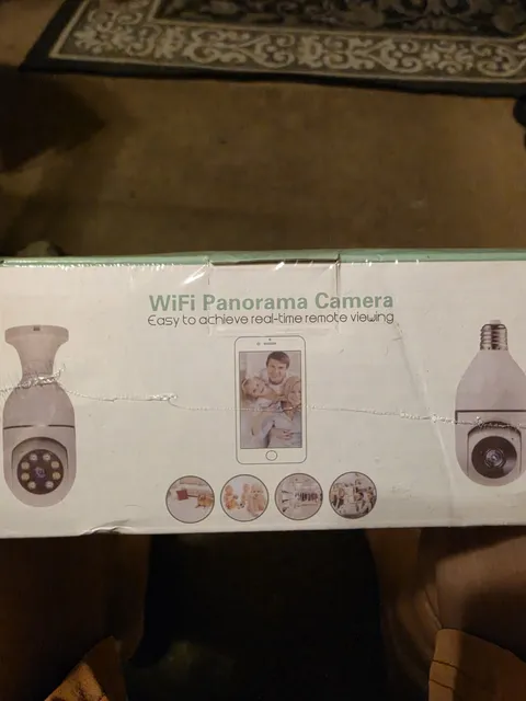 WiFi Panorama Camera 360° Panoramic 1080p Night Vision Two-Way Audio Alexa