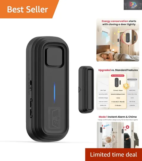 SecurePro Door & Window Alarm: Instant Alerts & Delayed Door Left Open Alarm ...