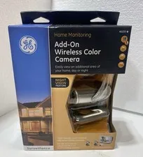 GE ADD-ON WIRELESS COLOR SURVEILLANCE CAMERA #45233 NEW / SEALED