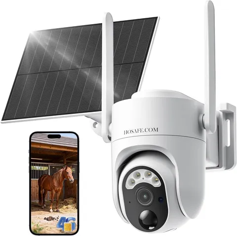Security Camera Solar Powered, Free Cloud Storage