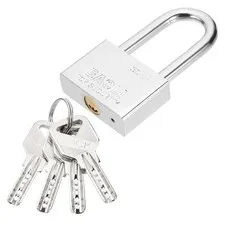 60 x 20 x 109mm Heavy Duty Lock Alloy Steel High Security Padlock with 4 Keys