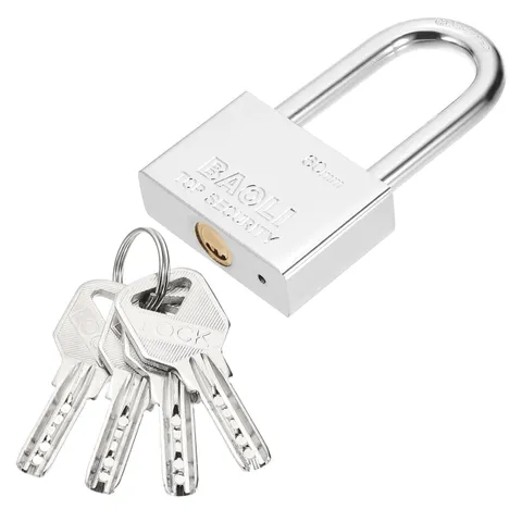 60 x 20 x 109mm Heavy Duty Lock Alloy Steel High Security Padlock with 4 Keys