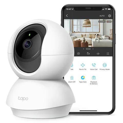 TP-Link C200 Tapo Pan/Tilt Security Camera for Baby Pet Camera w/Detection G11