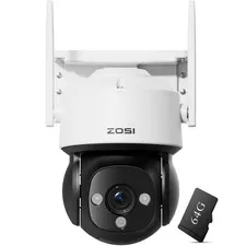 C290 4K 8MP UHD Pan/Tilt Wired Wifi Security Camera Outdoor Indoor, Plug-In IP C
