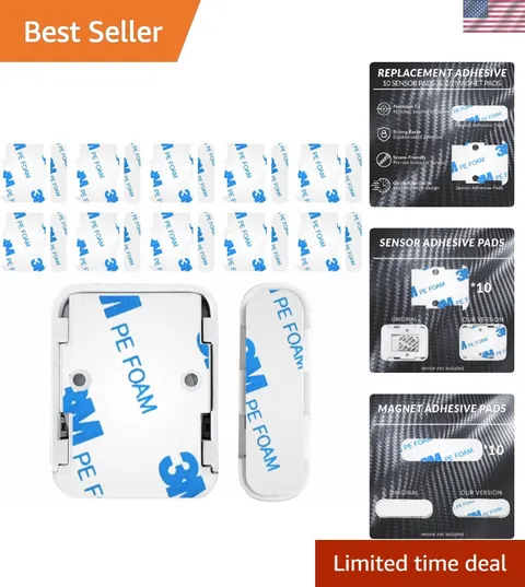 Replace SimpliSafe Adhesive Strips with Ease - 20 Pack of Sensor and Magnet Pads