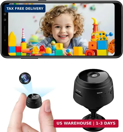senri Mini Security Camera, 1080P HD WiFi Home Indoor Outdoor Camera for Baby/Pe