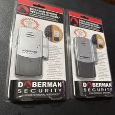 Lot Of 2 Doberman Security Door and Window Defender With Chime SE-0101