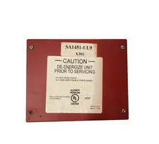 Honeywell SA151-UL9 X301 De-Energize Unit Security System Component Red Metal