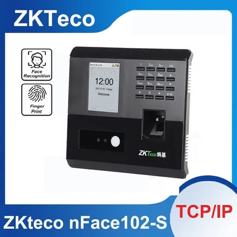 ZKTecon nFace102-S Time Fingerprint Facial Recognition Access Control Terminal