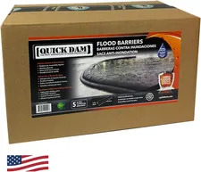 Water Activated 17Ft Flood Barriers, Reusable Water Absorbers for Diverting Wate