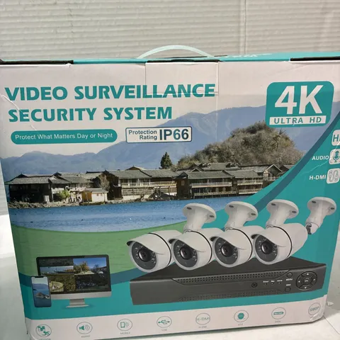 Video Surveillance Security System 4K Ultra HD