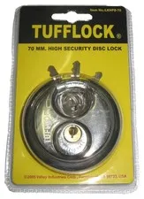 Tufflock 70 Mm 2-3/4" Round Stainless Steel Padlock