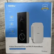 AOSU VideoDoorbell Pro and Wi-Fi HomeBase (NIB)