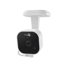 Wireless Indoor Plug-In Garage Security Camera Gen 2 with Night Vision White
