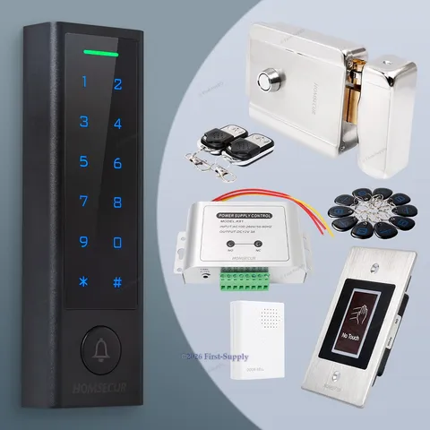 HOMSECUR Weatherproof WIFI RFID Access Control Set Lock APP Unlock