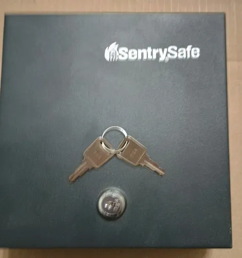SentrySafe DS1 Small Drawer Safe Locking Cash Box w/ 2 Keys & Tray – Compact