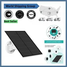 5W Monocrystalline Solar Panel for Battery-Powered Security Cameras -  Rated