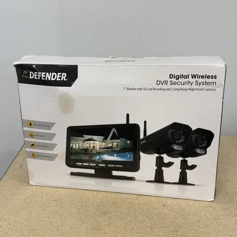 Defender Digital Wireless Security Camera with 7 Inch Monitor, Model PX301, NIB