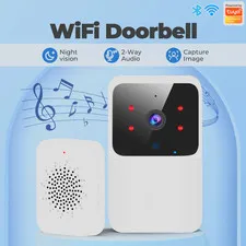 Tuya Smart WiFi Video Doorbell Wireless Camera 2-Way Audio IR Night Vision