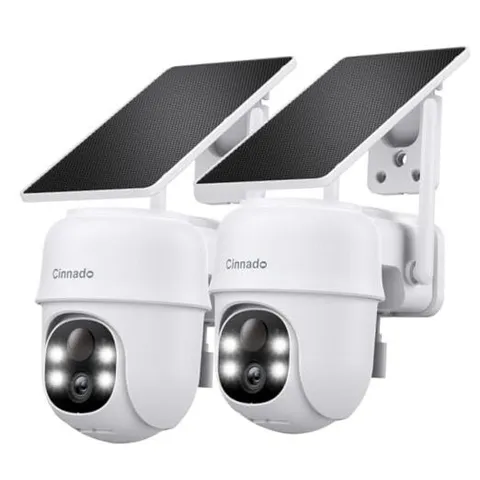 2K Cameras for Home Security-2.4G WiFi Outdoor Camera B6-White-2pack-2.4G