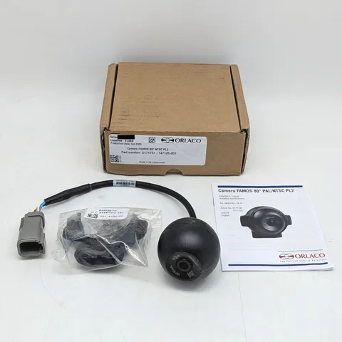 Orlaco Famos 80° Wired Machinery Camera NTSC PL2 (147125-001) Black