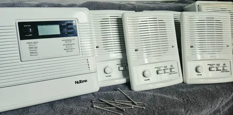 Nutone Radio-Intercom System IM-3204 Master Unit and Five (5) Room Stations