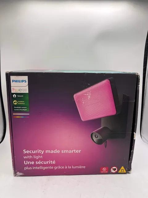 Philips Hue Secure Floodlight with Camera 1080P Video, Night Vision - BRAND NEW