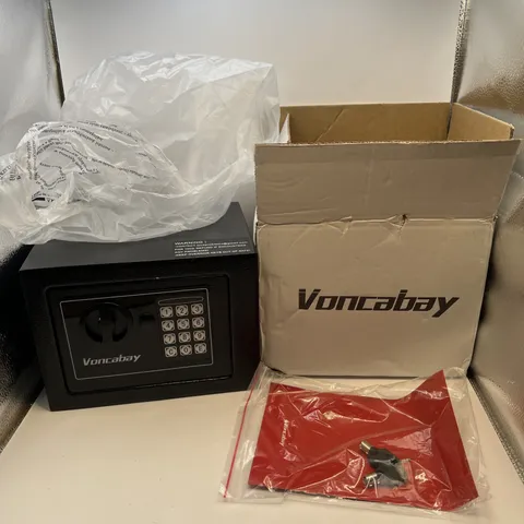 *Voncabay Money Safe Box For Home With Sensor Light & Fireproof Keypad b661