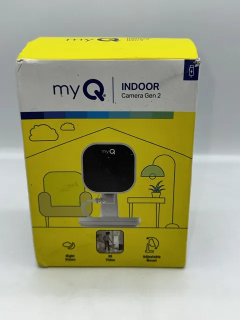myQ Indoor Camera Gen 2 WiFi Security Camera 2K Video New