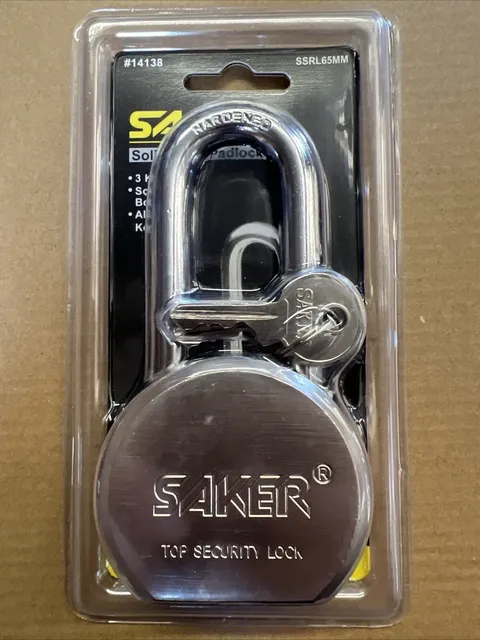 Heavy Duty Long Shank Saker Lock 