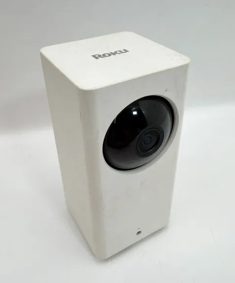 Roku Indoor Camera 360 SE Smart Security Camera White Pan Tilt CP1000X