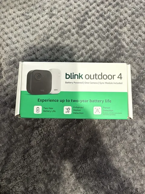 New Blink Outdoor 4 (4th Gen) Smart Security Camera Wire Free W/ Sync Module