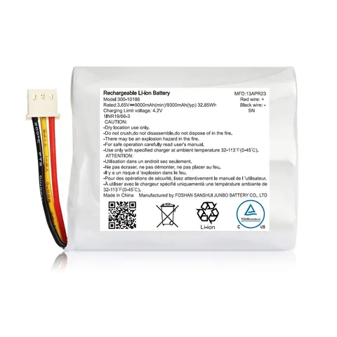 Battery 300-10186 for ADT Command Panel Lithium-ion Battery 3.6V/4.2V P/N 300...