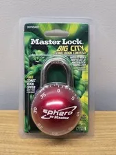 Sealed The Hulk Red Master Lock 2075DAST Superhero Spin Combination Padlock