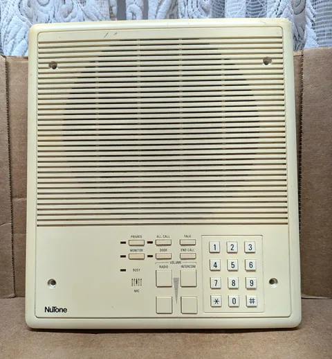 NUTONE IS-518 INDOOR REMOTE INTERCOM SUBSTATION FOR IM-5000 AND IM-5006 UNTESTED