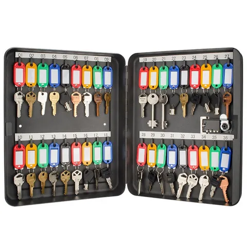 36-Position Key Safe W/ Combination Lock