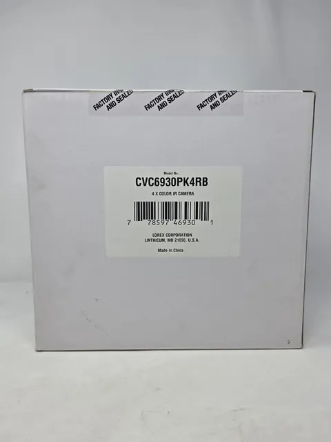 Lorex 4x SR Color IR Camera - Black - CVC6930PK4RB - Open Box 2