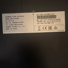Samsung SNR-73200WN Network Video Recorder Black NO cords