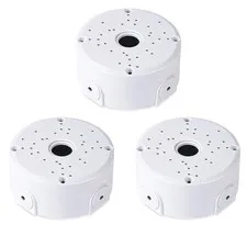 Universal Security Camera Junction Box Plastic, Cable Management Box 3-Pack