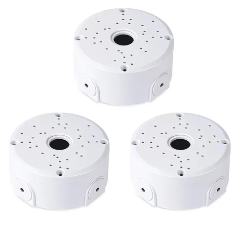 Universal Security Camera Junction Box Plastic, Cable Management Box 3-Pack