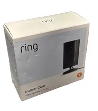 Ring Camera Indoor Security Camera  2nd Gen Video Plug‑In Plus a 10 foot Cable