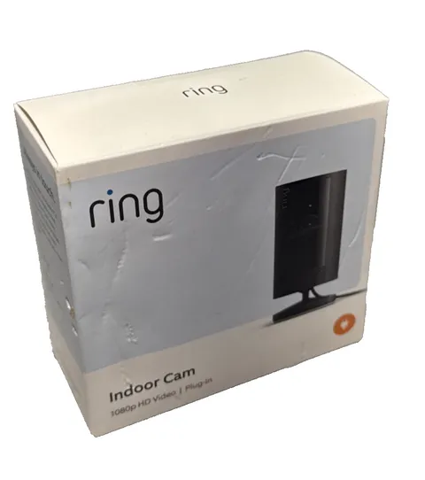 Ring Camera Indoor Security Camera  2nd Gen Video Plug‑In Plus a 10 foot Cable