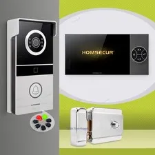 HOMSECUR 7" HD Video Doorphone Intercom Door Bell Night Vision Door Unlock