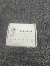 Blink Mini 2 Smart Security Camera Plug-In 1080p HD Indoor Outdoor White New