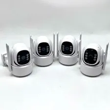 Quad 2K HD Wifi Solar Home Security Camera With Human Detection