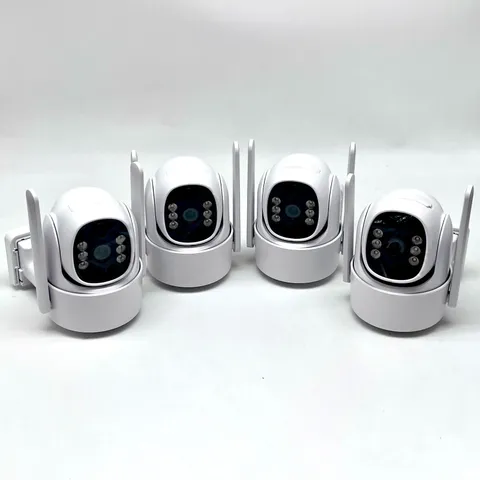 Quad 2K HD Wifi Solar Home Security Camera With Human Detection