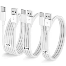 Car Carplay Cable for iPhone 17 16 15 Pro Plus Pro Max Air，3-Pack [3.3FT+3.3F...
